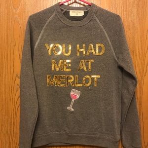 You had me at merlot sweater